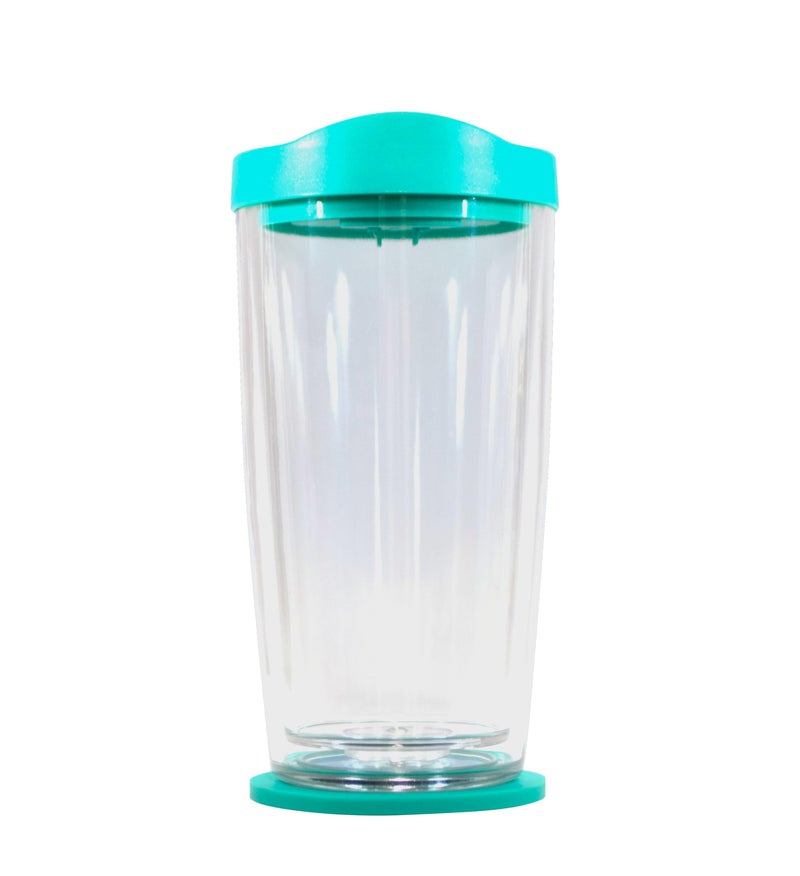 SquidCup - Non Tip Boat Cup Holder & Tumbler System, Teal, Portable, Double Wall Insulated, Magnetic & Suction for SUP's, Kayaks, RVs, ATV, Garage and More - Image 1